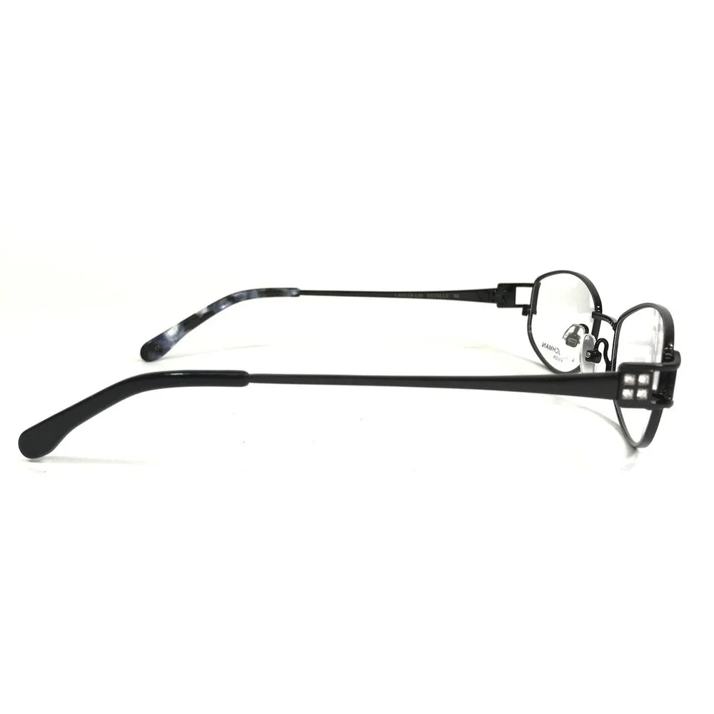 Dana Buchman Eyeglasses Frames ESTELLE BK Black Wire Rim Crystals 50-18-130